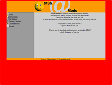 Tablet Screenshot of msn.mods-center.com